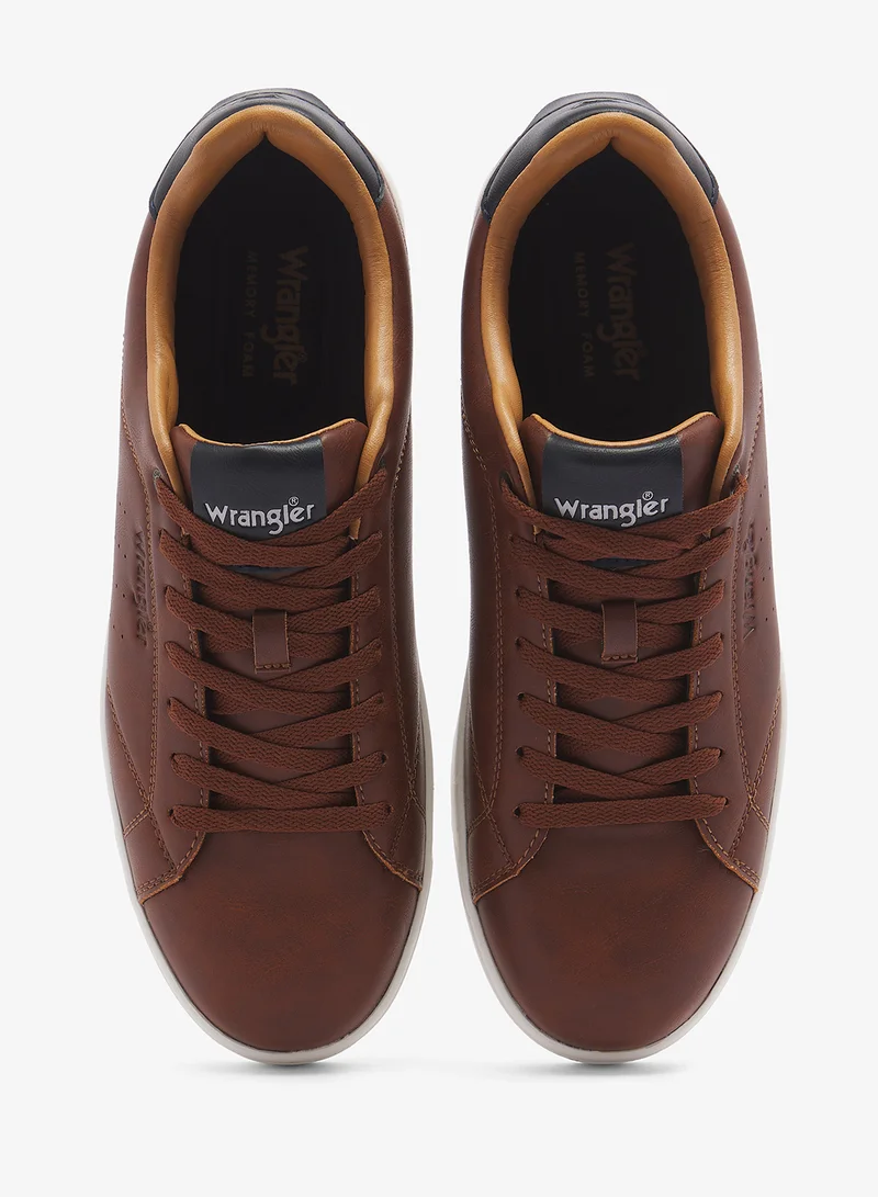 Wrangler TORTOISE SHELL Benne Low Top Sneakers for Men | Best Price UAE